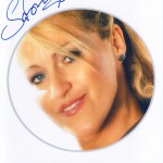 Sabrinas Autogrammkarte in 2003