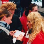 Sabrina bei der Moderation der "Mission Morningshow" zum Karneval in Oranienburg.