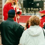 Sabrina bei der Moderation der "Mission Morningshow" zum Karneval in Oranienburg.