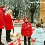 Sabrina bei der Moderation der "Mission Morningshow" zum Karneval in Oranienburg.