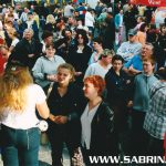 Sabrina moderiert für BB-Radio auf dem Turmfest in Luckenwalde