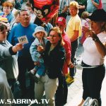Sabrina moderiert für BB-Radio auf dem Turmfest in Luckenwalde