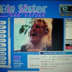 Die allererste Homepage von Sabrina - in 2000 bereits mit Voice-Chat und Live-Cam.