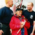 Sabrina Lange auf Mission Morningshow mit der Berliner Feuerwehr