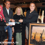 Sabrina Lange moderiert auf der "Charity Art & Literature" in Hamburg
