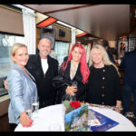 Sabrina Lange moderiert auf der "Charity Art & Literature" in Hamburg